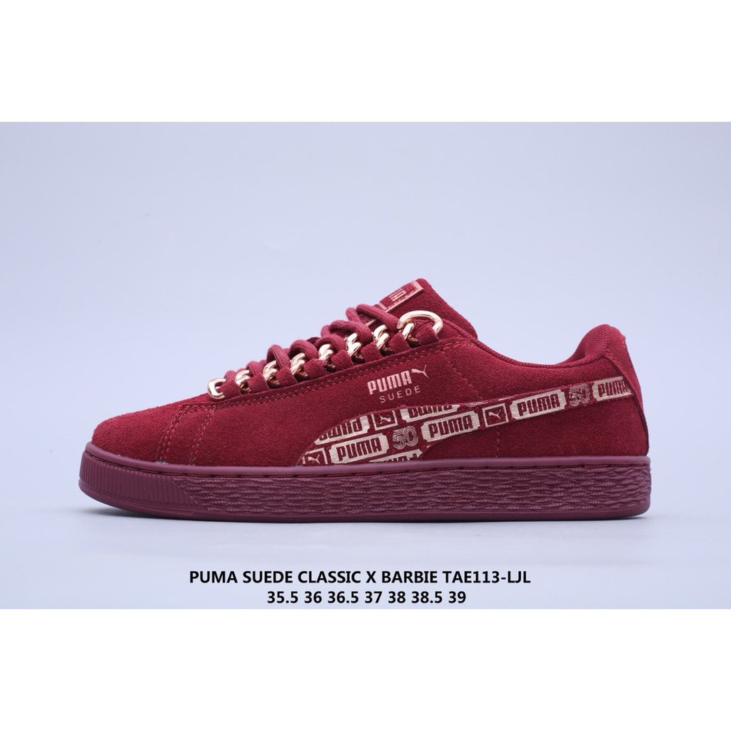 puma suede barbie