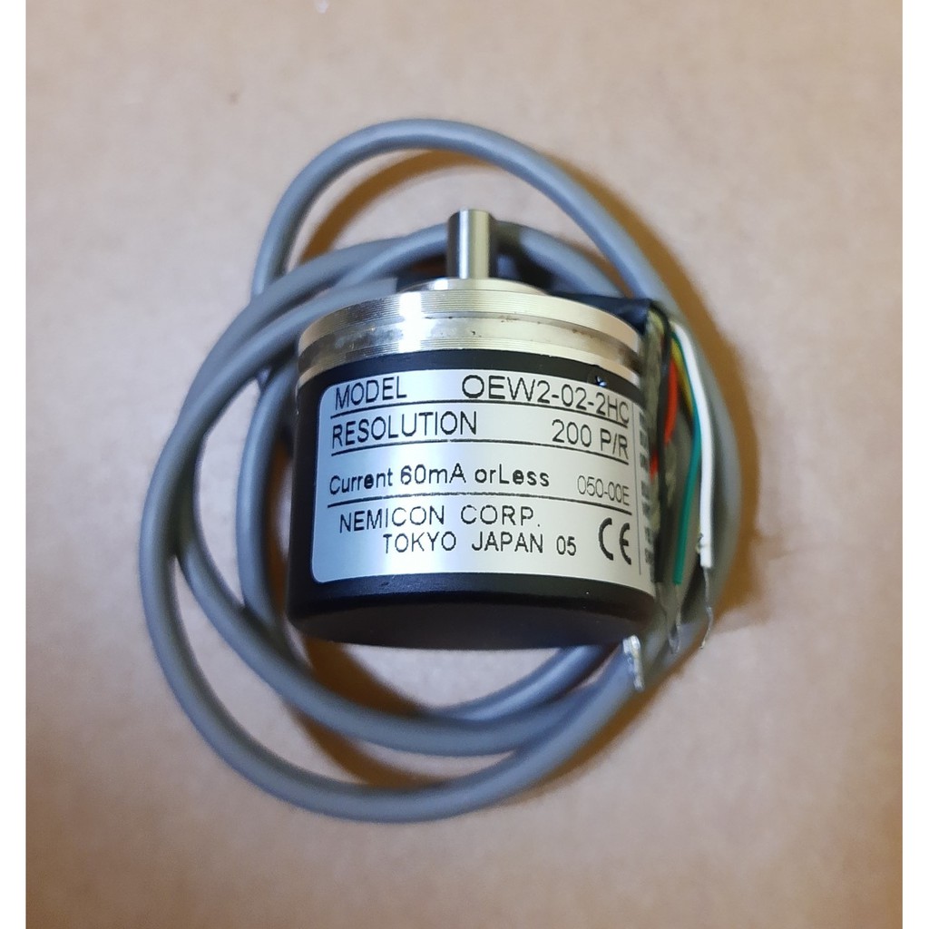 Nemicon OEW2022HC Incremental Rotary Encoder, 38mm Diameter, 6mm