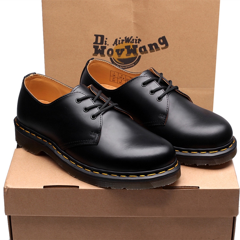 Ready StockNew England  Martin Shoes Men and Women Genuine Leather  Oxfords Tooling Shoes low-top shoes Formal shoes 35~47 | Shopee Malaysia