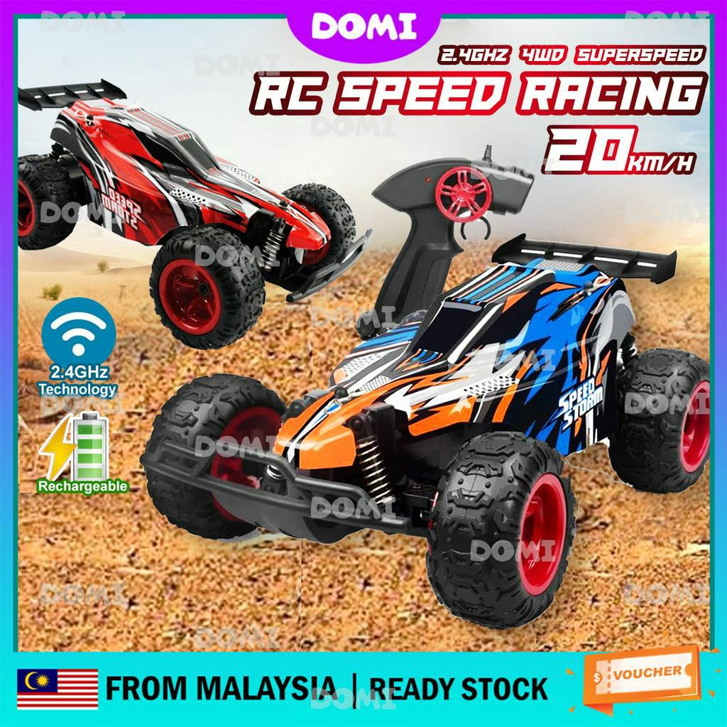 DOMI Rechargeable RC Remote Control Car 4WD 20km/h Sport Off-Road Truck Speed Racing Car Toys 9600