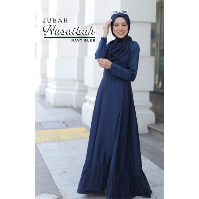  Jubah  Cuting Princess Dress  Kembang Bawah Nusaibah Dress  