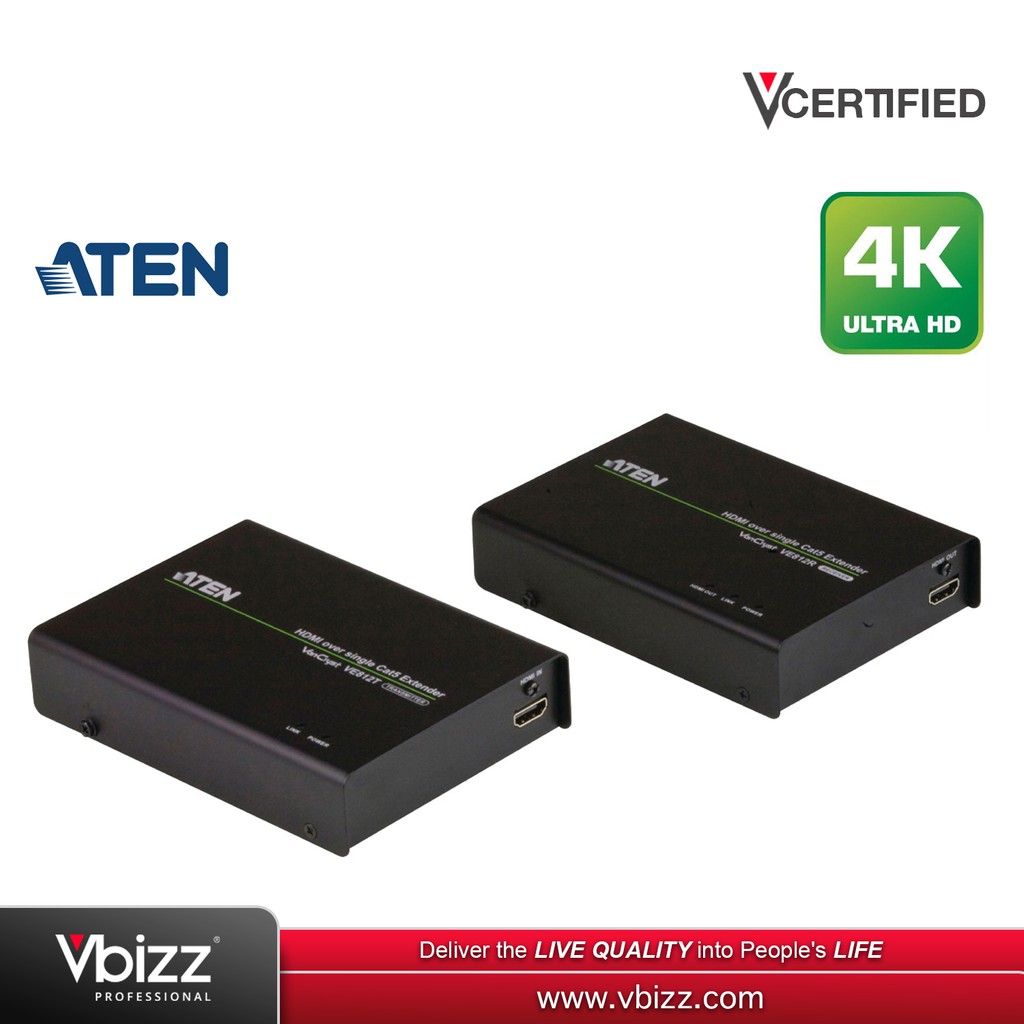 ATEN VE812 4K HDMI HDBaseT Extender (4K100m) Shopee Malaysia
