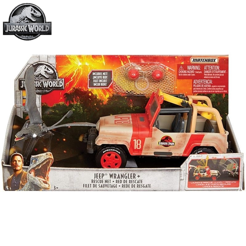 matchbox jurassic jeep