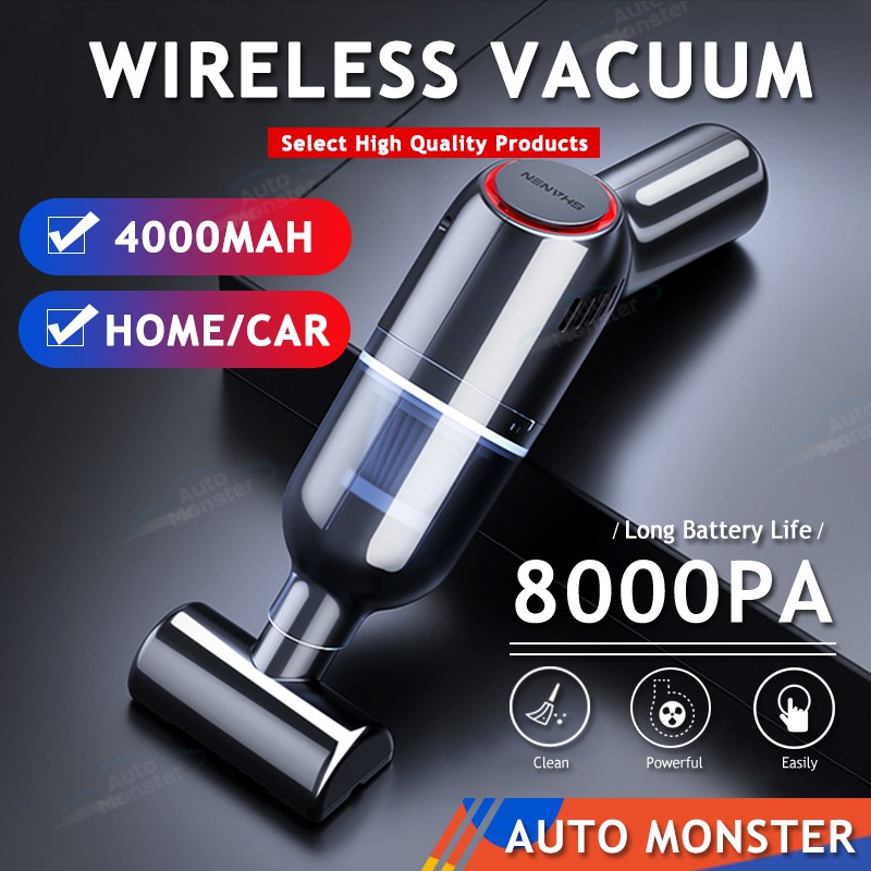 Super 8000PA Car Vacuum Cordless Vacuum Cleaner Upgrade