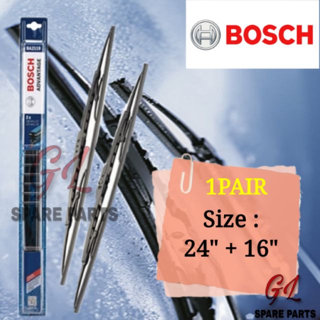 BOSCH WIPER BLADE ADVANTAGE (24"+16) EXORA PREVE ALTIS X 