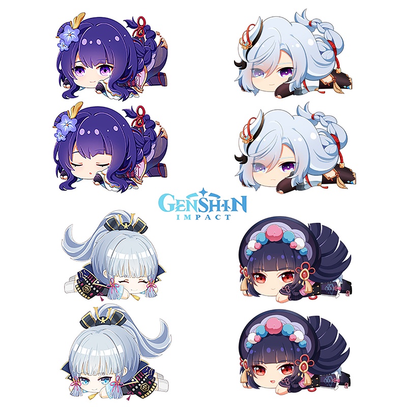 Genshin Impact Yunjin Shenhe Soft Plush Pillow Genshin Impact Raiden Shogun Kazuha Ayaka Compact 