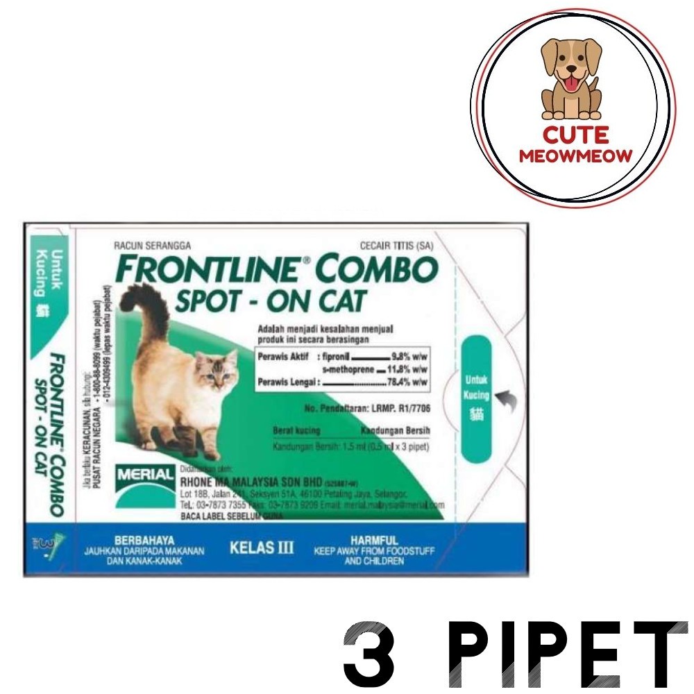 Buy Frontline Spot On Cat 3 Pipet Seetracker Malaysia