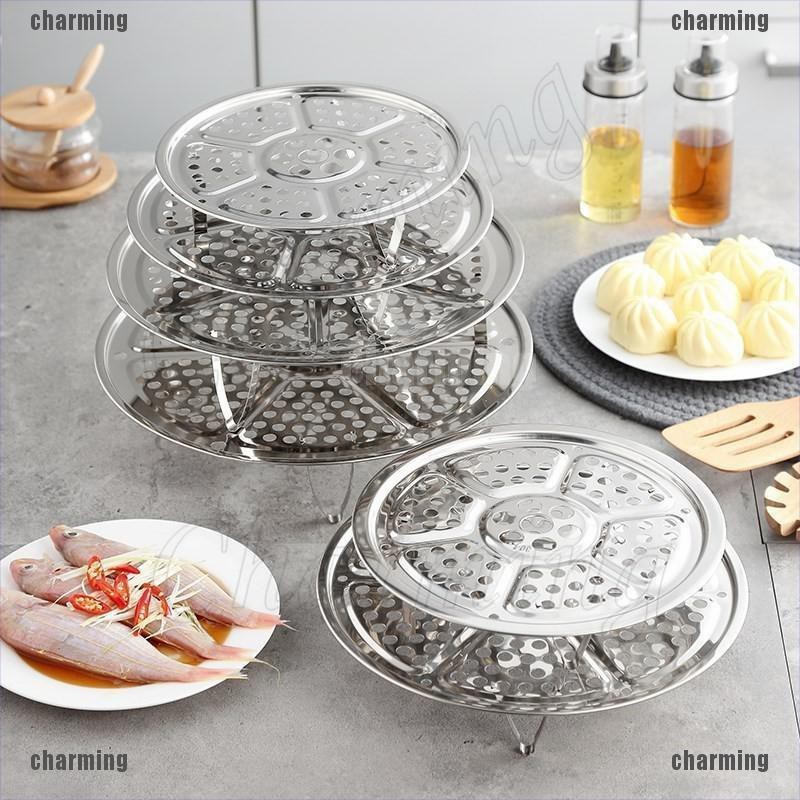 9.3inch Stainless Steel Steamer Tray Rack Trivet Draining Rack Insert