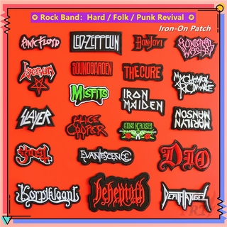 ♚ Rock Band：Hard / Folk / Punk Revival - Series 02 Iron-On Patch ♚ 1Pc DIY Sew on Iron on Badges Patches