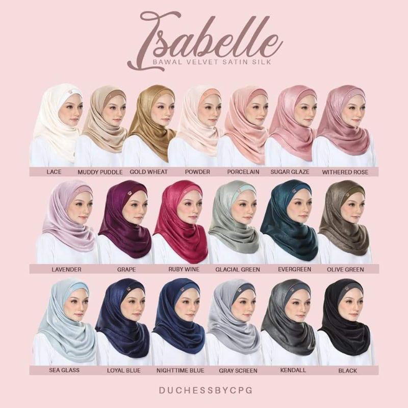 Buy Isabelle Bawal Velvet Satin Silk Duchess By Cpg Seetracker Malaysia