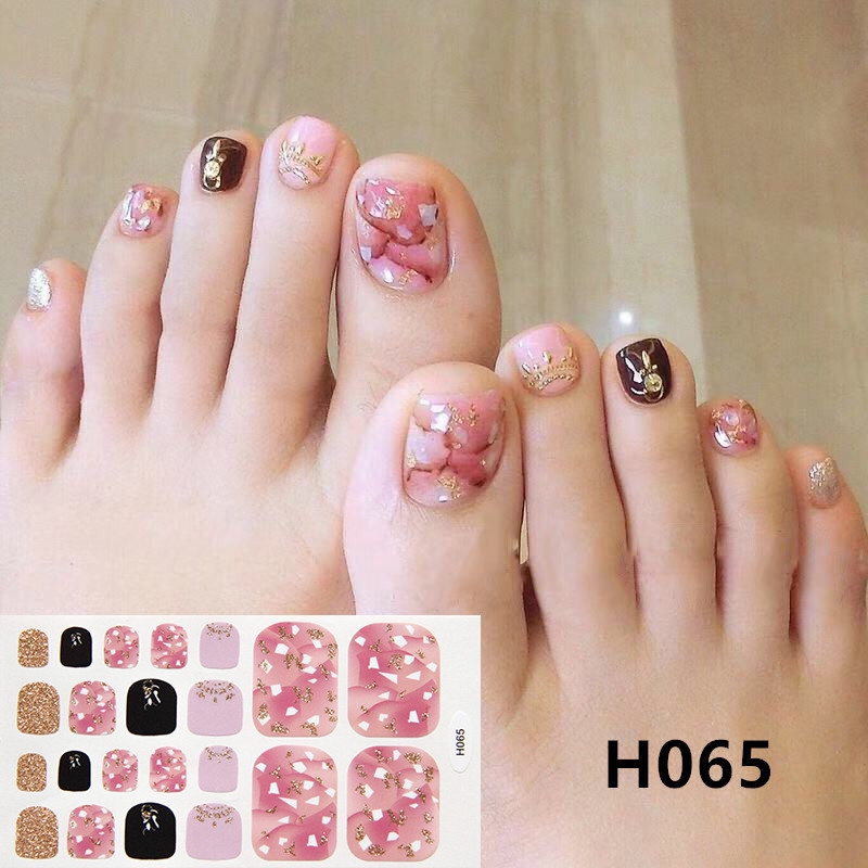 toe nail polish stickers