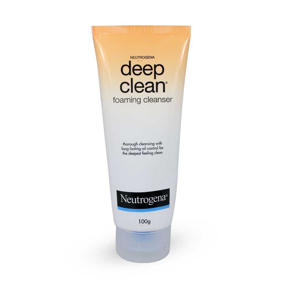 neutrogena deep clean foaming cleanser 100g