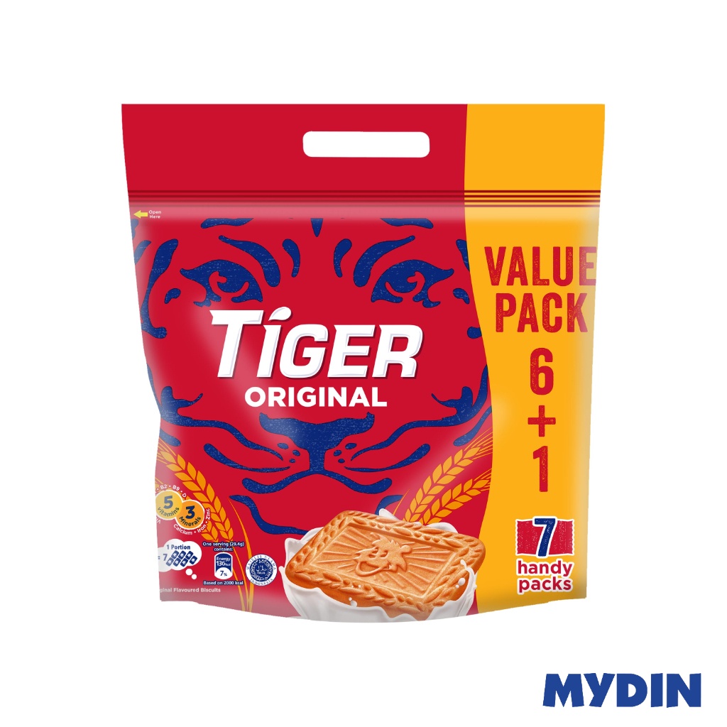 Tiger Biscuit Value Pack 6+1 2 Variants Shopee Malaysia