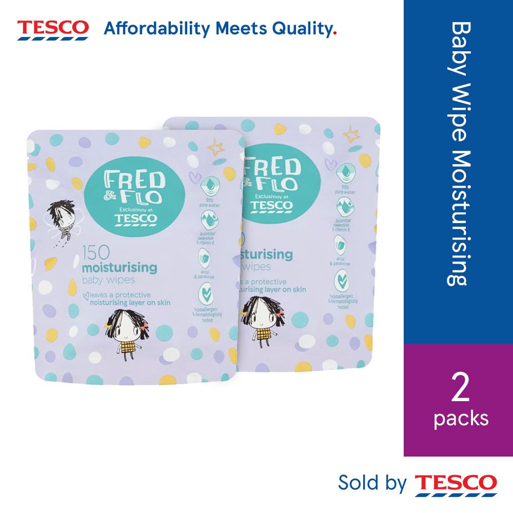 tesco baby water wipes