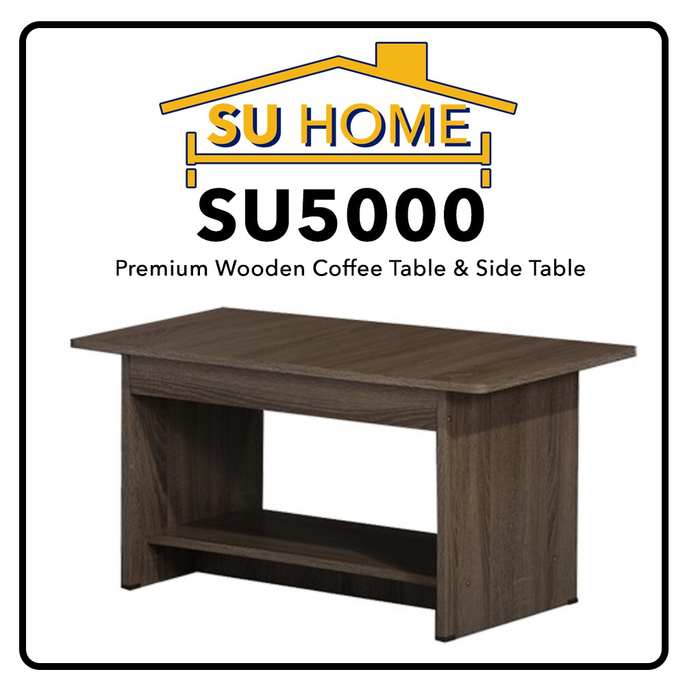 Premium Wooden Coffee Table & Side Table SU5000 Shopee Malaysia