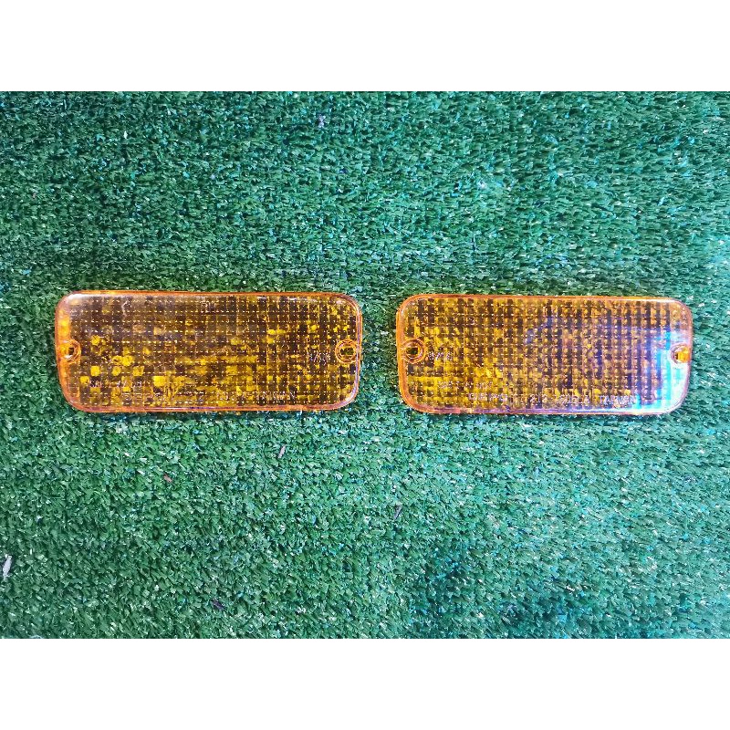 Cover lens front bumper turn signal lamp, toyota corolla KE70 GL. New