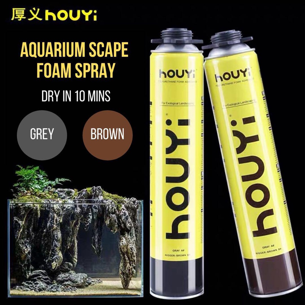 Hou Yi / Coloer Aquascape Landscape Polyurethane Foam Adhesives 900ml