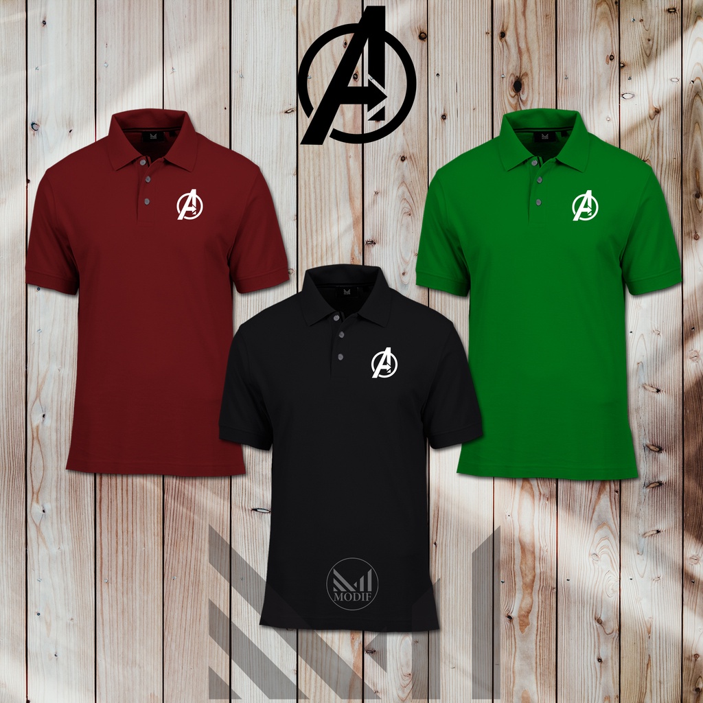 Avengers Olive Regular Fit Men's Polo T-Shirt by Being Human Clothing