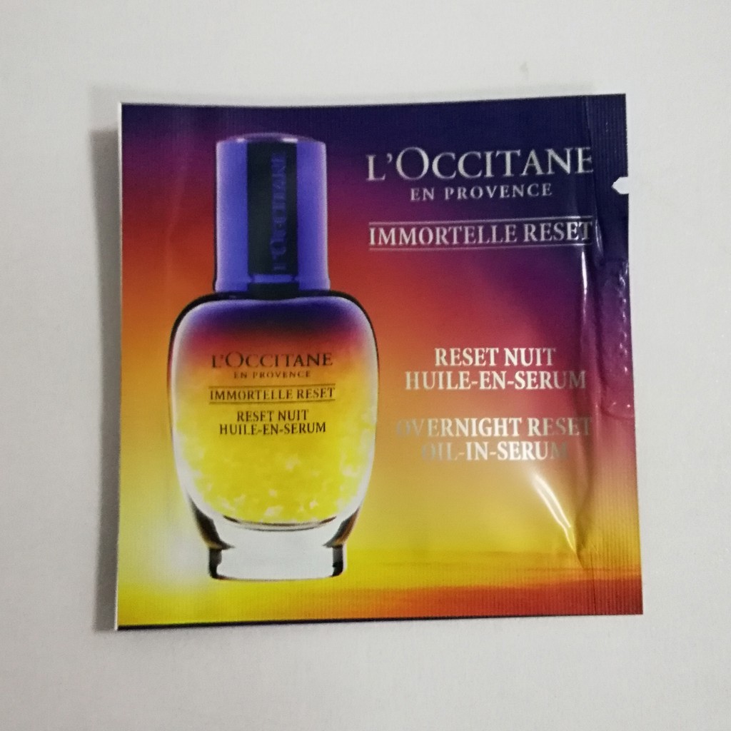 L Occitane Overnight Reset Oil In Serum 1ml Trial Travel Size