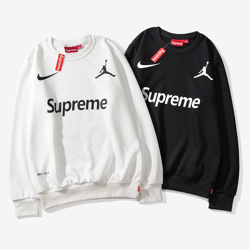 supreme x jordan sweatshirt