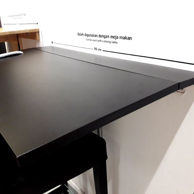 Ikea Bjursta Wall Mounted Foldable Table Shopee Malaysia