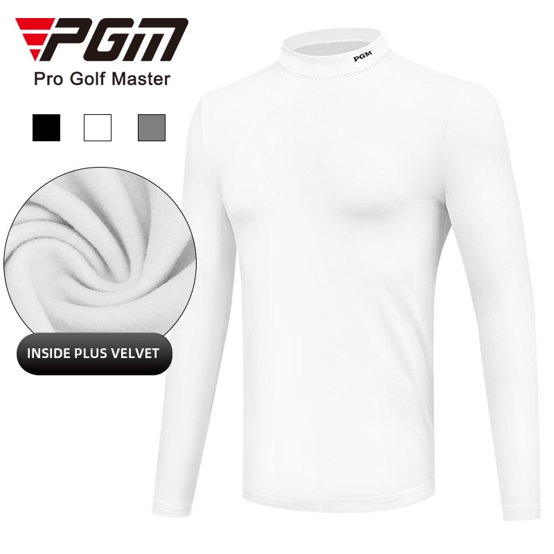 PGM Golf autumn undershirt Men Tshirt With Velvet Warm High Elasticity