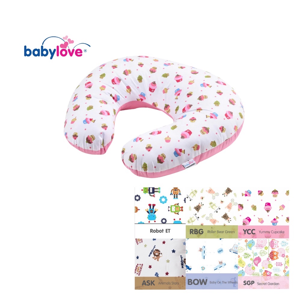 Babylove Nursing Pillow+case or Case Only Size60cm x 50cm x 18cm