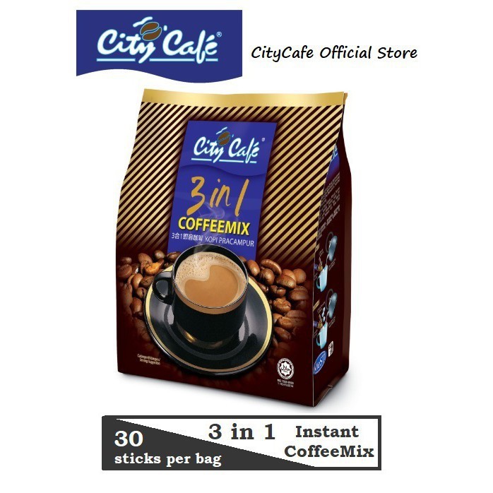 City Cafe 3 in 1 Instant Coffee (30 Sachets x 19g) | Shopee Malaysia