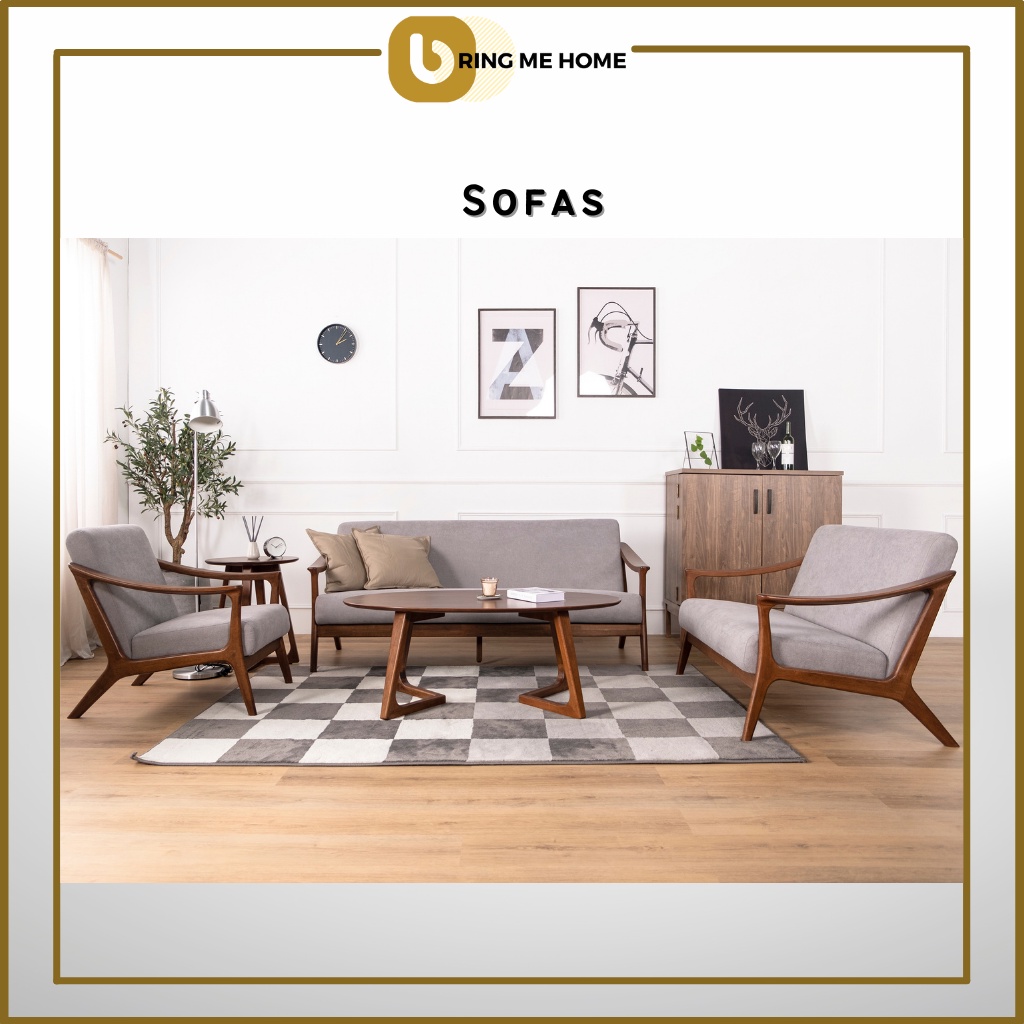 ELSA Sofa 1 Seater Sofa 2 Seater Sofa 3 Seater Sofa Set Murah Solid