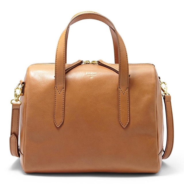 fossil sydney satchel tan