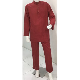  BAJU  MELAYU  OMAR ALI BANGI  LINEN COTTON  MIX Shopee Malaysia