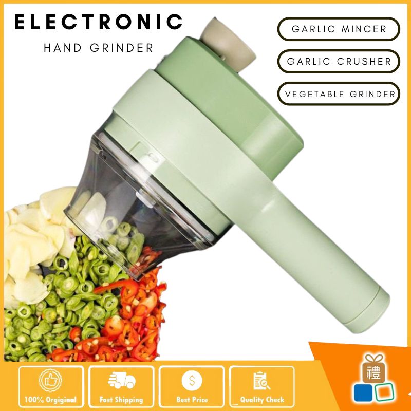 Gatling MultiFunction Vegetable Electric Vegetable Cutter Set Mini