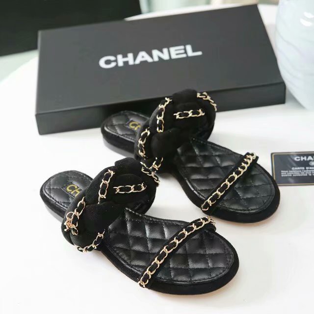 chanel female slippers