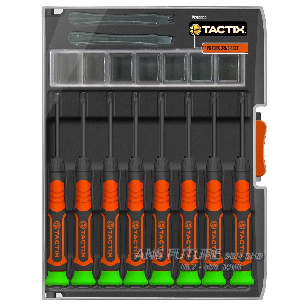 Tactix 545510 11pcs Mobile Phone Tool Box Set Shopee Malaysia