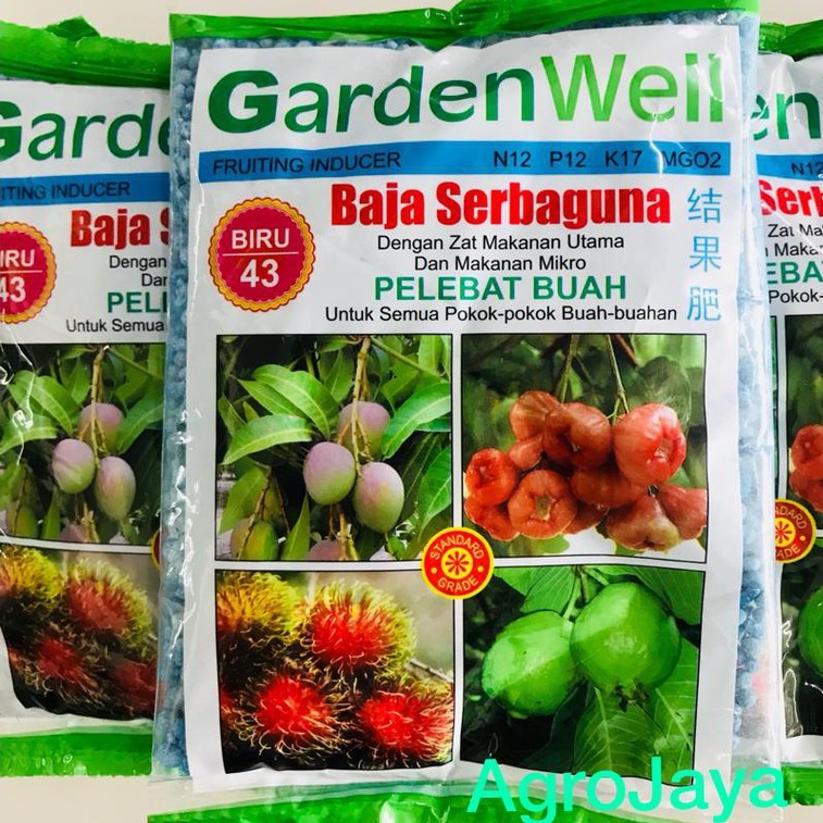 Baja Buah Lebat Fruit Fertiliser Gardenwell Dan Novatec Premium Import Shopee Malaysia