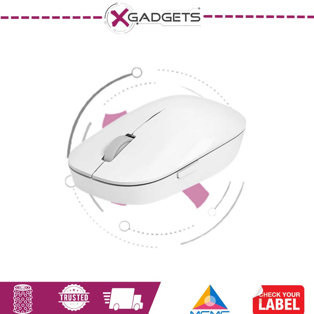 Xiaomi Mi Wireless Mouse White (MALAYSIA SET) | Shopee Malaysia