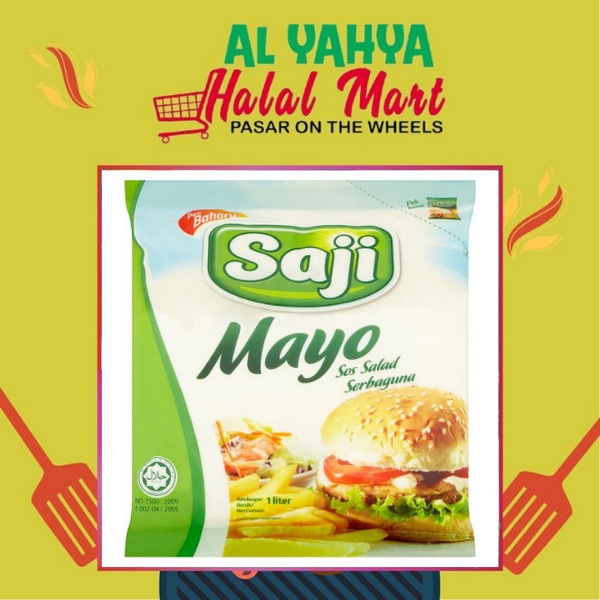Buy SAJI Mayonis All Purpose 1L  SAJI Sos Salad Serbaguna 1L 