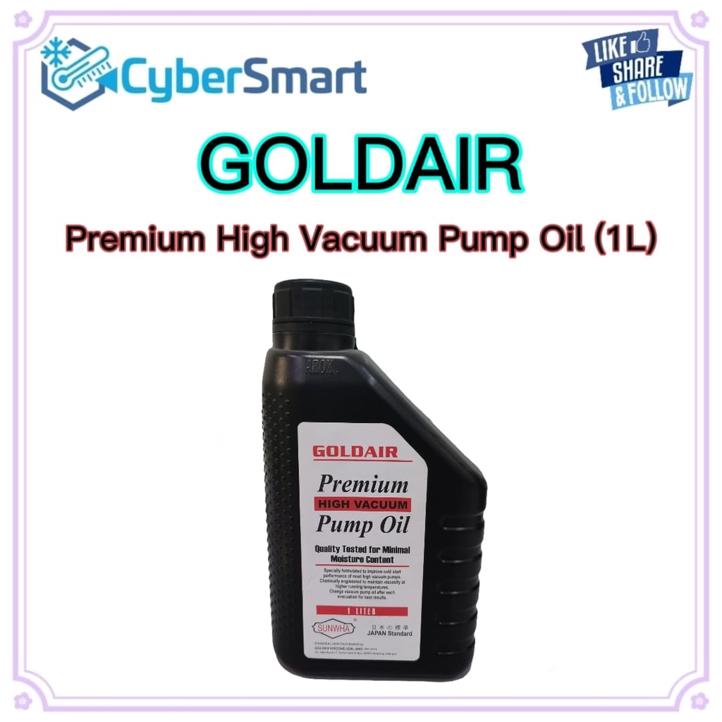 [Ready Stock]GOLDAIR Premium High Vacuum Pump Oil (1Litre) Shopee