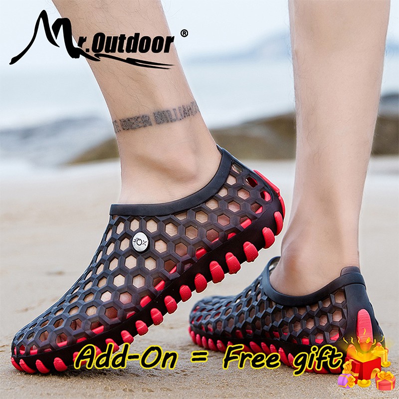 Mr.Outdoor Fashion Men Slides Sandals Beach Shoes Casual Shoes Outdoor