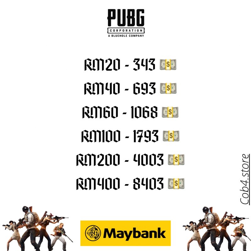 Buy Hot Item My Region Only Uc Pubg Mobile Seetracker Malaysia