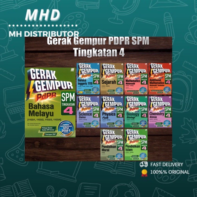 Buy 【MHD】Buku Latihan  Gerak Gempur PdPR Tingkatan 4 / FORM 4 KSSM