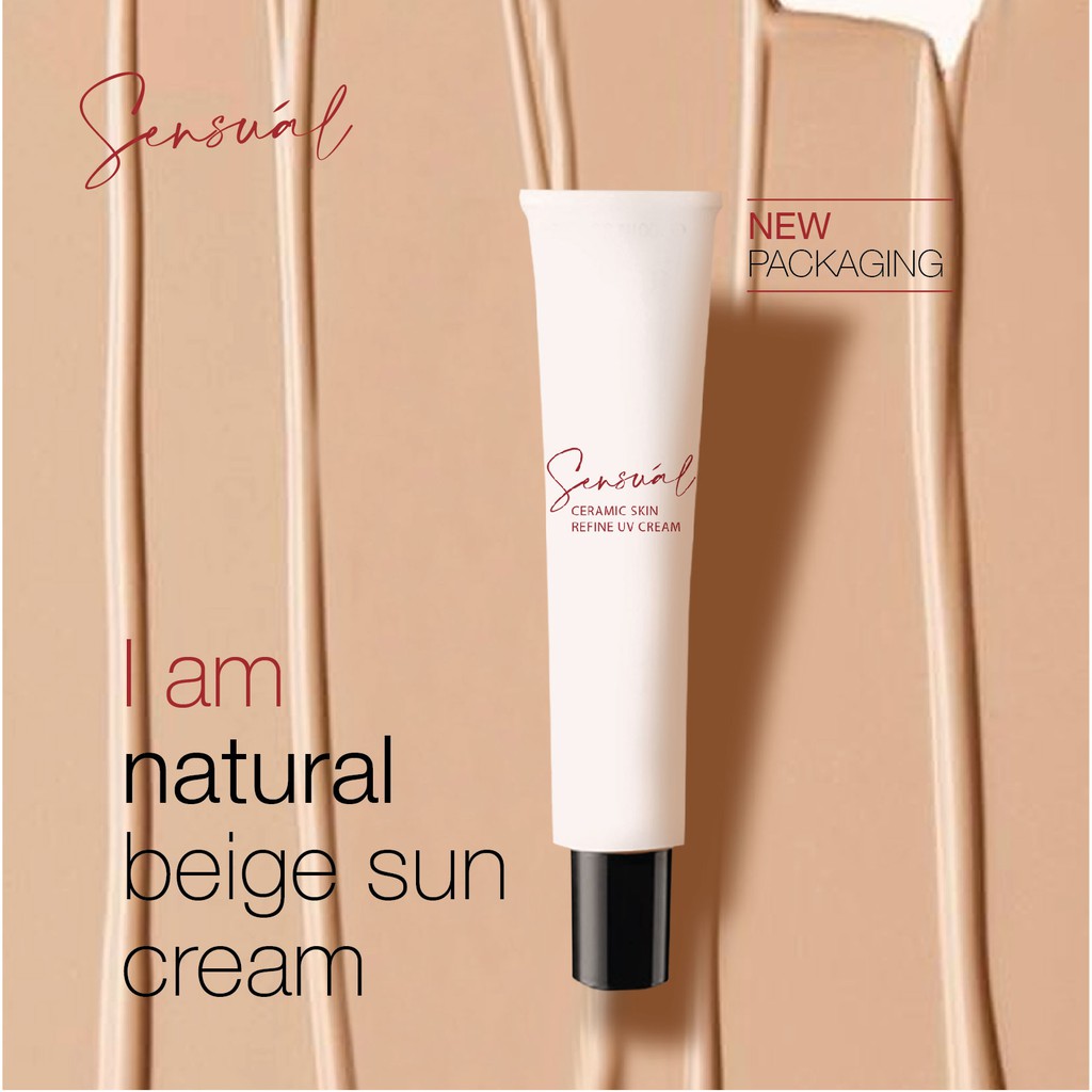 SENSUAL SKINCARE OFFICIAL [Suncare] - Ceramic Skin Refine UV Cream SPF 30 (30g) NEW PACKAGING