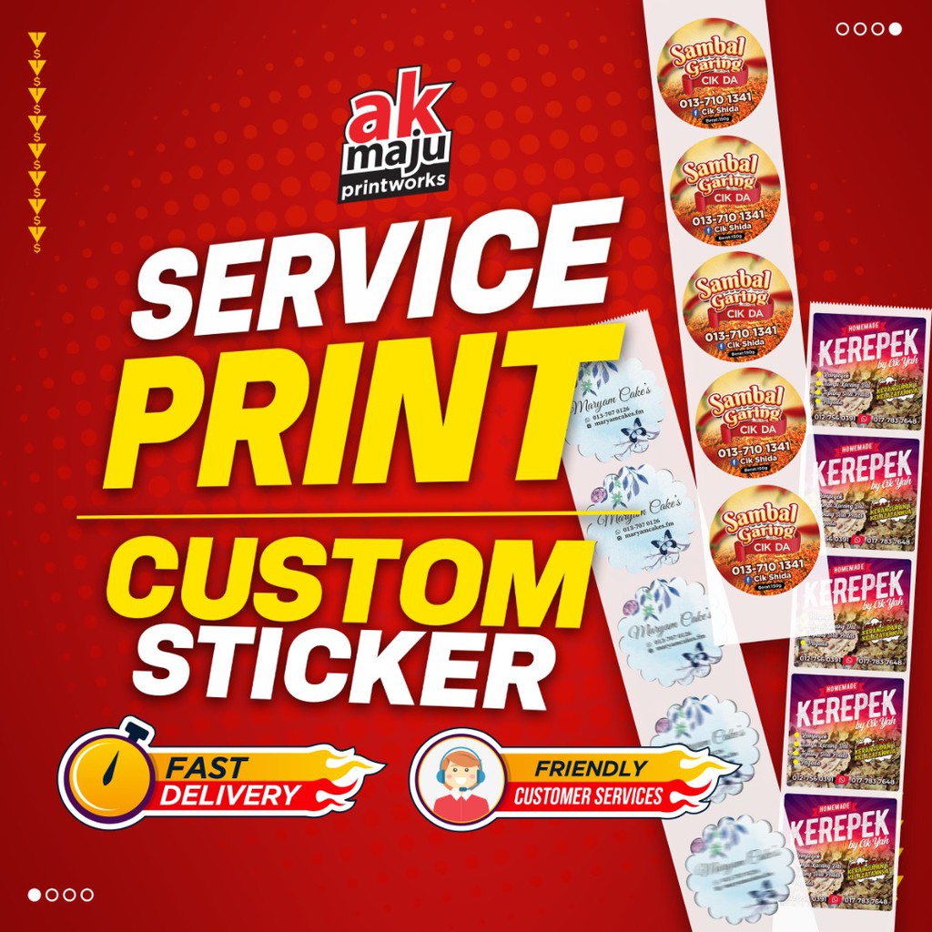 print sticker harga