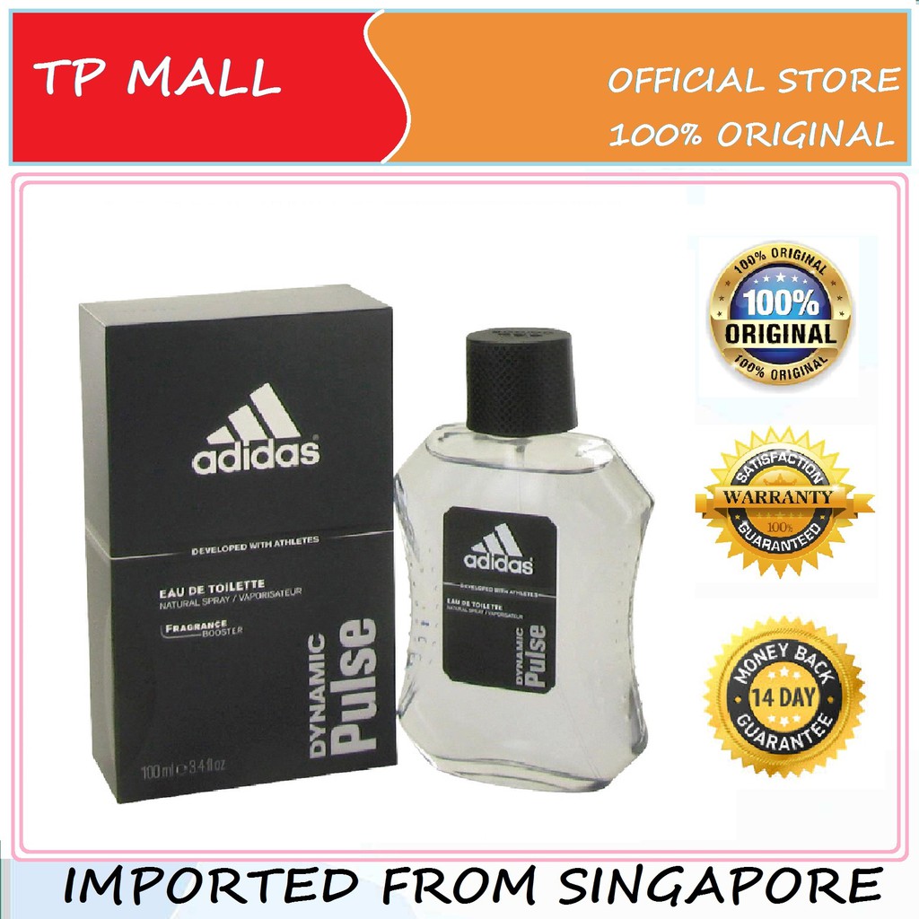 Authentic Adidas Dynamic Pulse Edt 100ml Perfume For Men Singapore Import Official Store Shopee Malaysia