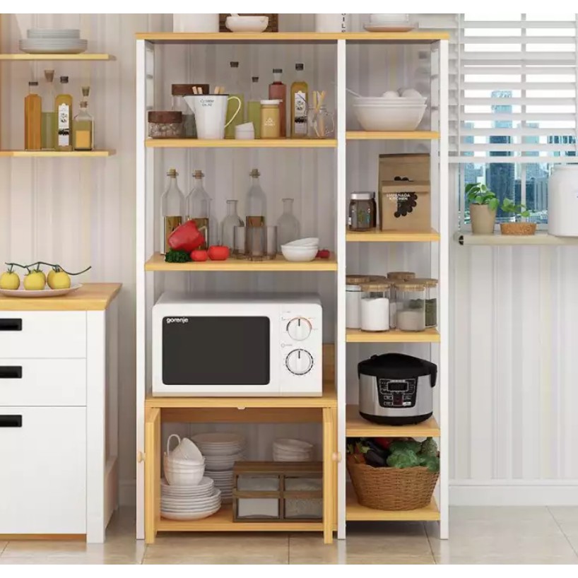 Kitchen Rack Microwave Oven Shelf Multi Function Kitchen Storage