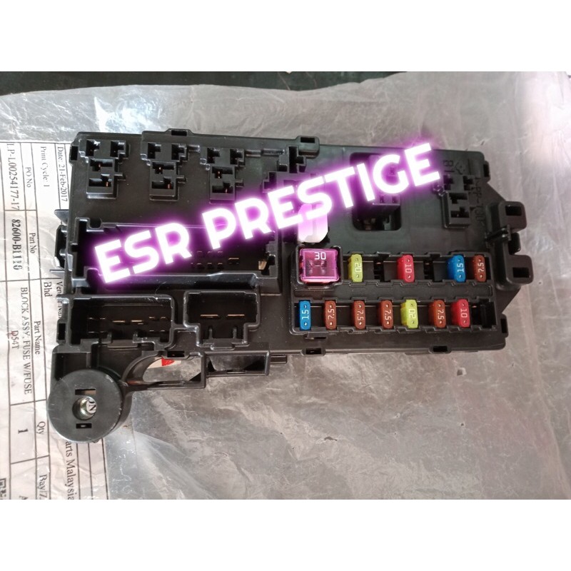 Perodua Myvi Lagi Best 1.3 1.5 engine fuse box Original  Shopee Malaysia