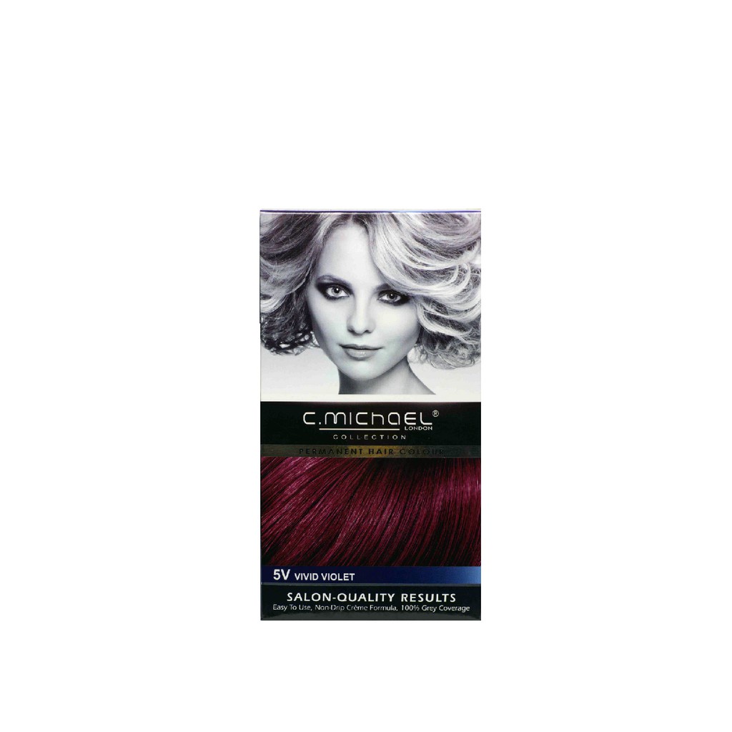 C Michael Hair Colour Vivid Violet Shopee Malaysia