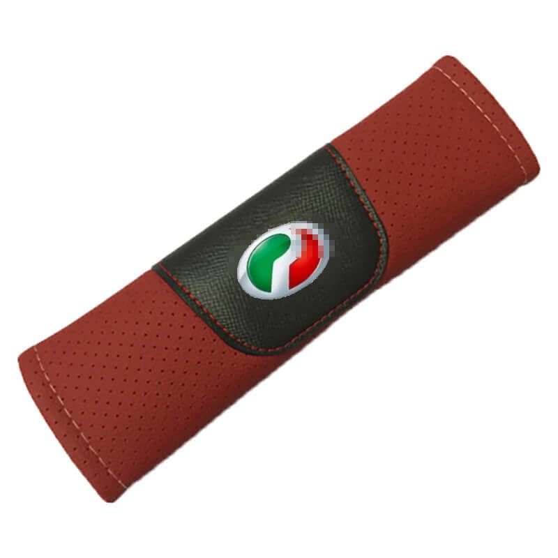 2Pcs Leather Car Belt Cover ,Car Seat Belt Protect 