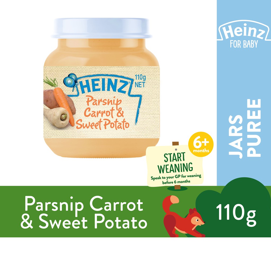 Heinz Jars (110g) Mixed Parsnip Carrot & Sweet Potato Shopee Malaysia
