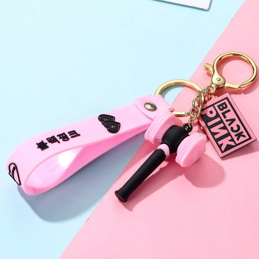 Blackpink Lightstick Bts Twice Nct Keychain 3d Shopee Malaysia